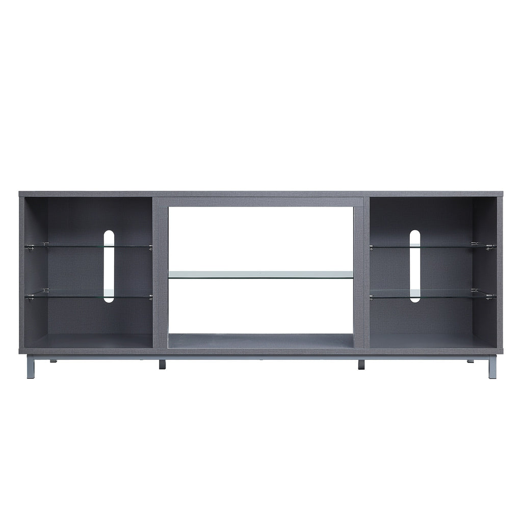 Manhattan Comfort Brighton Modern 60" TV Stand in Gray