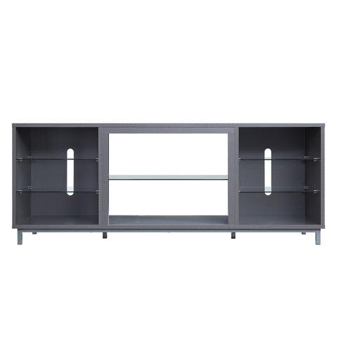 Manhattan Comfort Brighton Modern 60" TV Stand in Gray