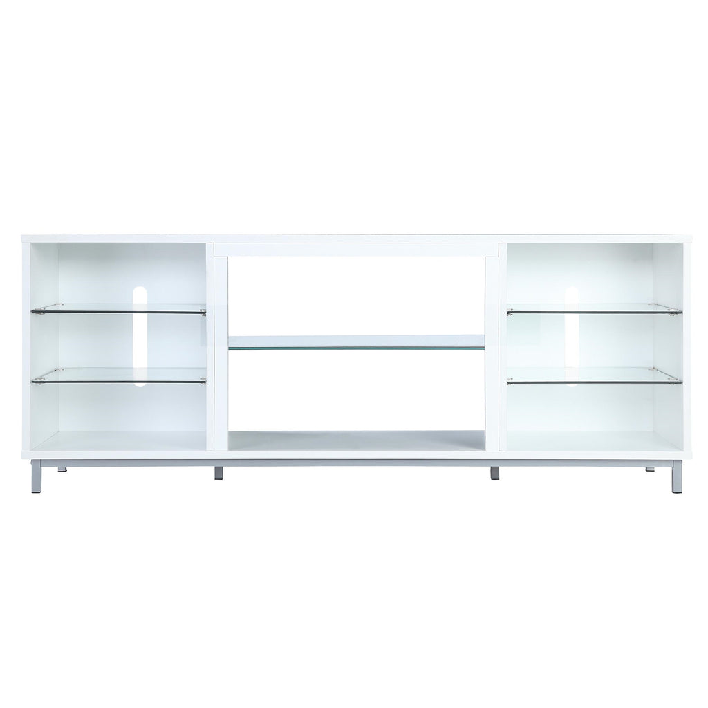 Manhattan Comfort Brighton Modern 60" TV Stand in White
