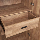Manhattan Comfort Lee Modern 32" Wardrobe Closet in Golden Brown - WC001-GB