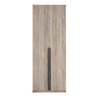 Manhattan Comfort Lee Modern 32" Wardrobe Closet in Rustic Gray