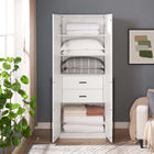 Manhattan Comfort Lee Modern 32" Wardrobe Closet in White - WC001-WH