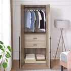 Manhattan Comfort Lee Modern 32" Wardrobe Closet in Rustic Gray - WC002-GY