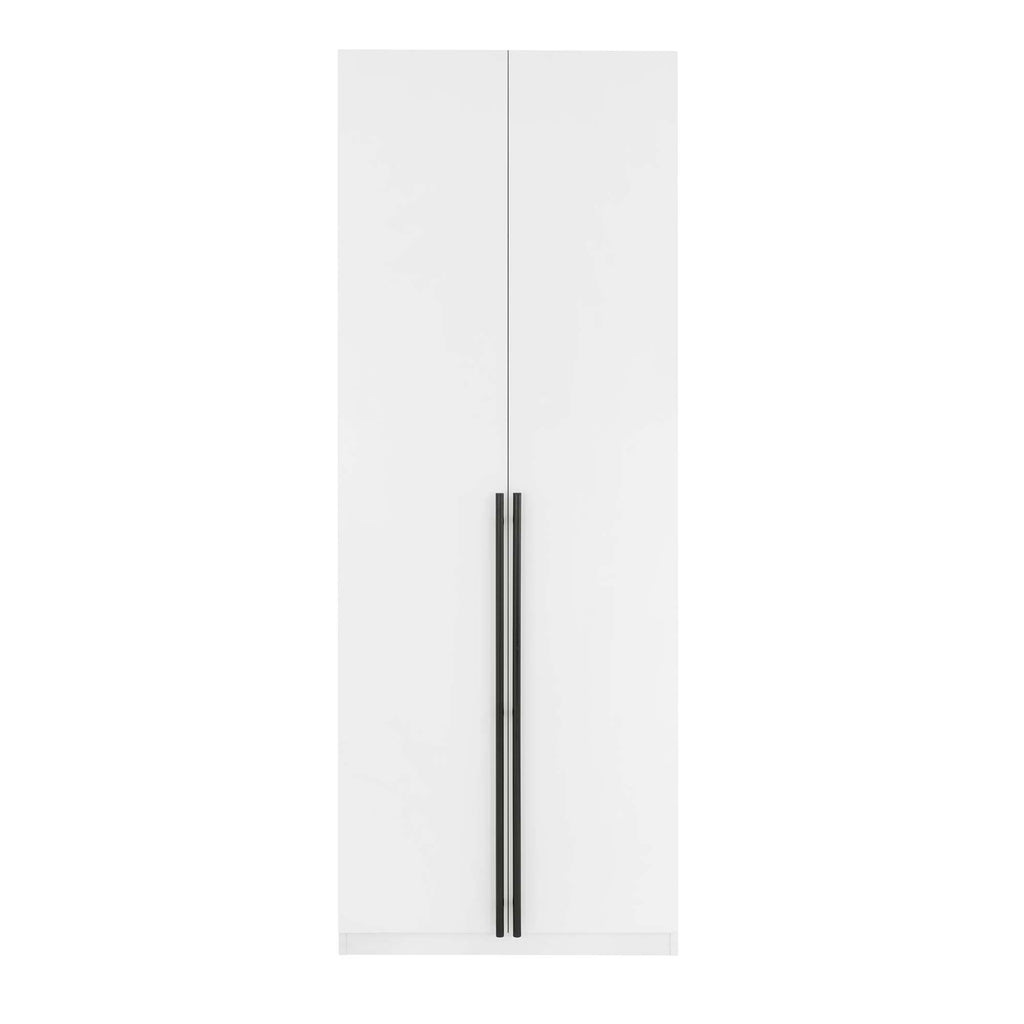 Manhattan Comfort Lee Modern 32" Wardrobe Closet in White