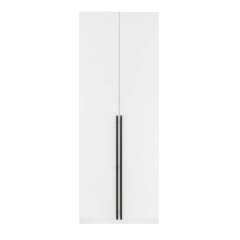 Manhattan Comfort Lee Modern 32" Wardrobe Closet in White