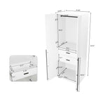 Manhattan Comfort Lee Modern 32" Wardrobe Closet in White - WC002-WH