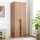 Manhattan Comfort Lee Modern 32" Wardrobe Closet in Golden Brown - WC003-GB