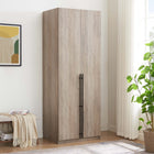 Manhattan Comfort Lee Modern 32" Wardrobe Closet in Rustic Gray - WC003-GY
