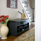 Baxton Studio Espresso Entryway Bench