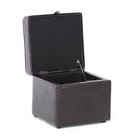 Baxton Studio Sydney Brown Modern Ottoman - Storage Ottoman