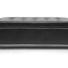 Baxton Studio Manchester Black Ottoman