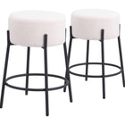 Zuo Blanche Counter Stool (Set of 2) Ivory