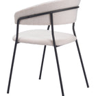 Zuo Josephine Dining Chair (Set of 2) Cream