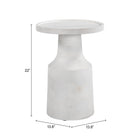 Zuo Cala Side Table White