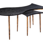 Zuo Norden Coffee Table Set (2-Piece) Black & Bronze