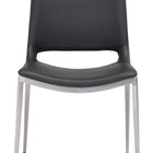 Zuo Ace Dining Chair (Set of 2) Black & Silver