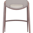 Zuo Desi Counter Stool (Set of 2) Beige & Walnut