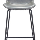 Zuo Byron Barstool Gray
