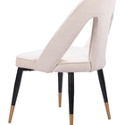 Zuo Artus Dining Chair Ivory