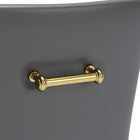 Zuo Maxine Dining Chair Gray & Gold