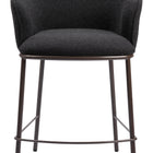 Zuo Essen Counter Stool Black & Bronze