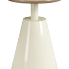 Zuo Sira Side Table Natural & Ivory
