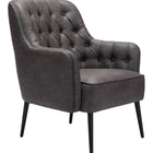 Zuo Tasmania Accent Chair Vintage Black