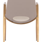Zuo Desi Dining Chair (Set of 2) Beige & Gold