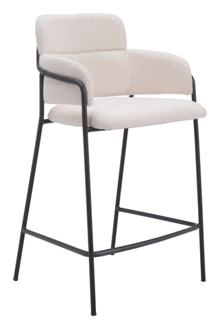 Zuo Marcel Counter Stool (Set of 2) Cream
