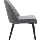 Zuo Silloth Armless Dining Chair (Set of 2) Gray