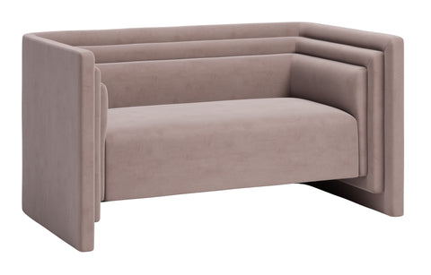 Zuo Trippel Loveseat Taupe