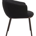 Zuo Essen Dining Chair Black & Bronze