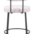 Zuo Blanca Counter Stool (Set of 2) Ivory