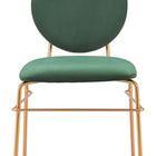 Zuo Odessa Dining Chair (Set of 2) Green & Gold
