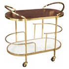 Zuo Antalya Bar Cart Multicolor