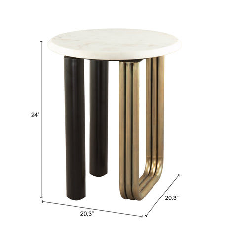 Zuo Elyn Side Table Multicolor