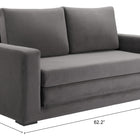 Zuo Jide Sleeper Sofa Gray