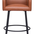 Zuo Horbat Counter Stool (Set of 2) Brown