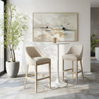Zuo Calmo Barstool Beige