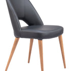 Zuo Leith Dining Chair (Set of 2) Black