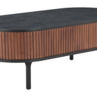 Zuo Koriana Coffee Table Black & Walnut