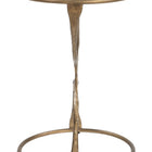 Zuo Tempus Accent Table Black & Brass