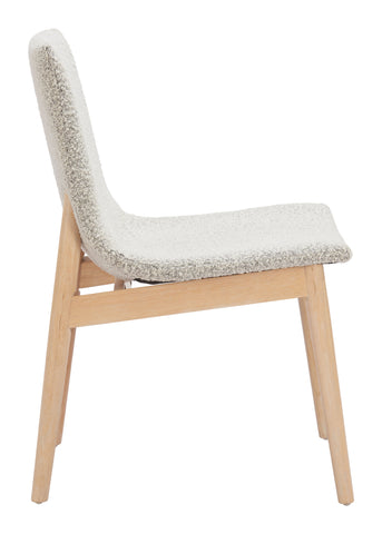 Zuo Raha Dining Chair (Set of 2) Gray & Whitewashed