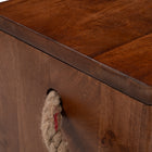 Zuo Omaga Storage Side Table Walnut