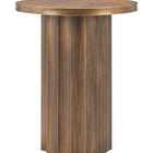 Zuo Afinato Side Table Brown