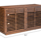 Zuo Linea Credenza Walnut