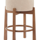 Zuo Nade Counter Stool (Set of 2) Beige & Walnut