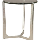 Zuo Olea Side Table Silver