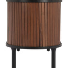 Zuo Koriana Entertainment Stand Black & Walnut
