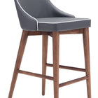 Zuo Moor Counter Stool Dark Gray